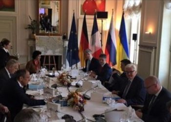 "Нормандской четверке" в Берлине поставили карту с украинским Крымом