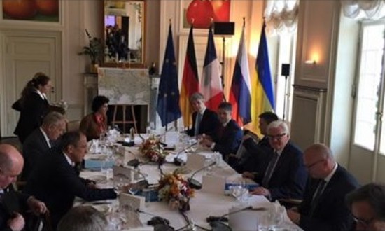 "Нормандской четверке" в Берлине поставили карту с украинским Крымом