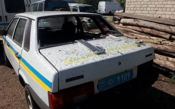 Опубликовано видео с места взрыва на полицейской базе в Харькове