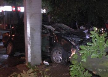 Авария в Днепропетровске: Nissan снес дерево, погибли 2 девушки