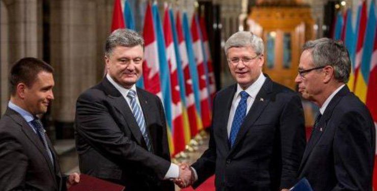 Украина подпишет договор с Канадой о свободной торговле, - пресса