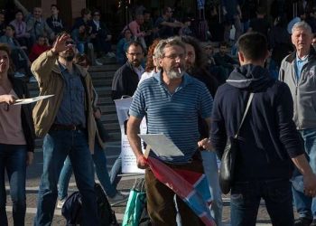 Украинские туристы разогнали митинг пророссийских активистов в Венеции
