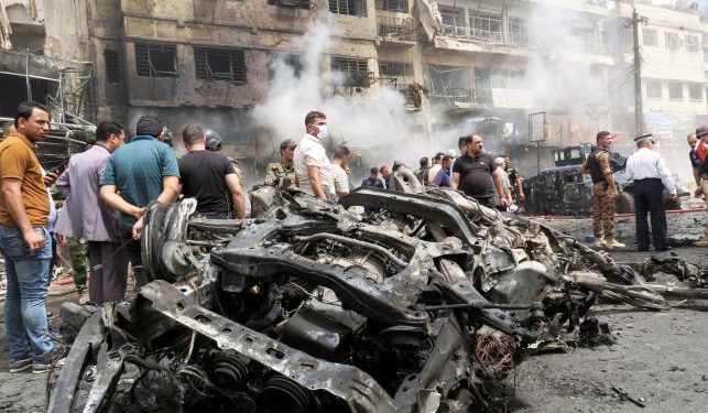 В столице Ирака произошел двойной теракт, погибли военные и мирные жители