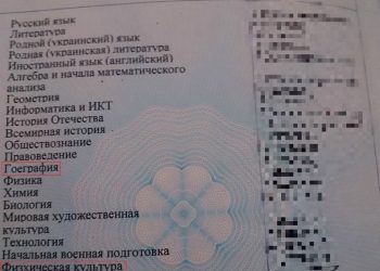 В "ЛНР" школьникам выдали аттестаты с ошибками
