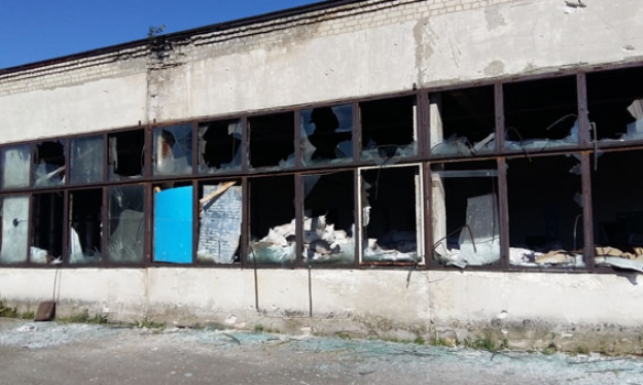 Боевики из артустановок расстреляли жилой сектор в Торецке