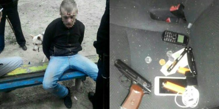 На детской площадке в Киеве открыли стрельбу