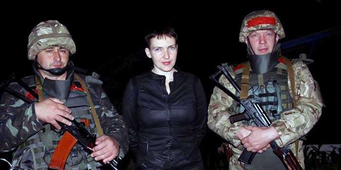 Савченко вернулась в зону АТО