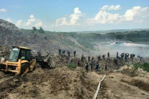 Грибовичская свалка под Львовом снова горит