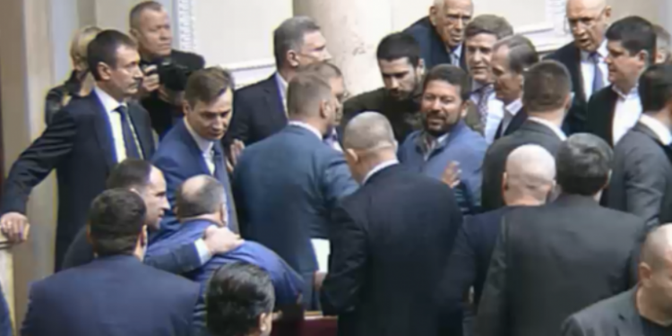 В ВР депутаты Власенко и Пашинский устроили потасовку