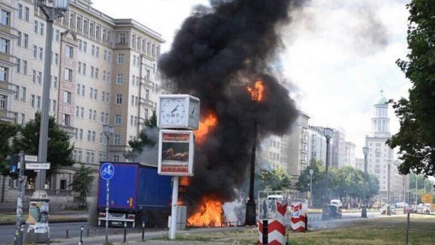 В Берлине случился мощный взрыв