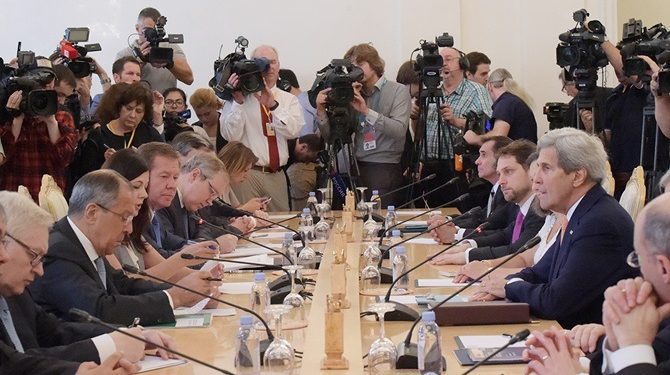 Керри заявил о мире на Донбассе после встречи с Путиным