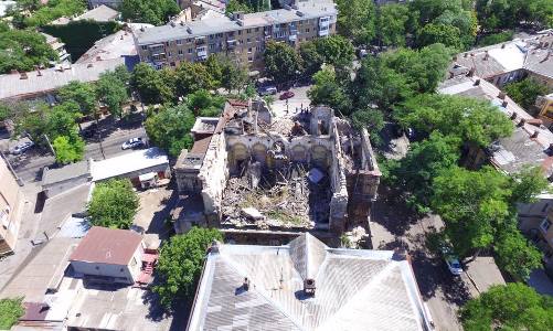 В Одессе рухнул памятник архитектуры "Масонский дом"