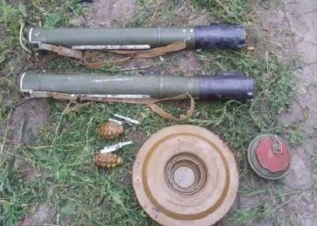 Тайник с гранатометами и гранатами нашли под Харьковом в лесу