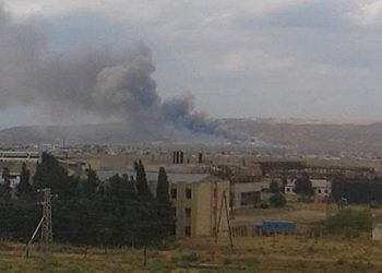 При взрыве на заводе в Азербайджане