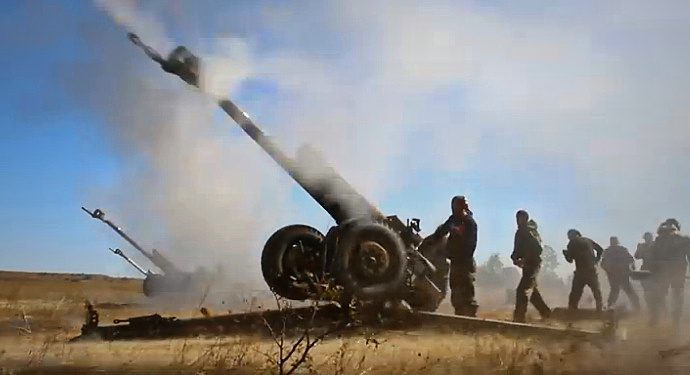 Пески и Широкино обстреляли из тяжелой артиллерии