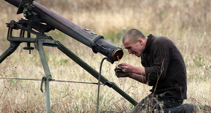 Боевики на Донбассе применяют переносные реактивные установки «Град-П»