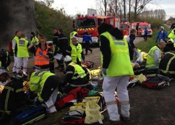 Во Франции поезд «зацепился» за дерево: десятки пострадавших