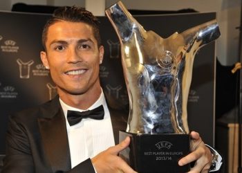 Криштиану Роналду во второй раз назвали Лучшим футболистом Европы