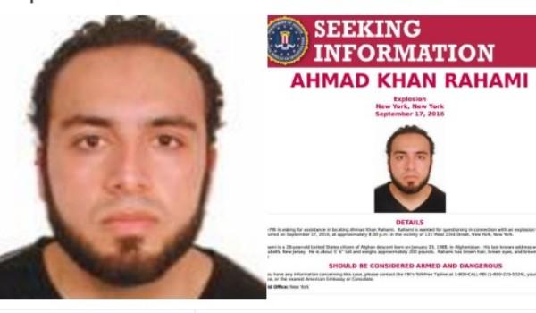 Опубликовано фото первого подозреваемого во взрыве в Нью-Йорке
