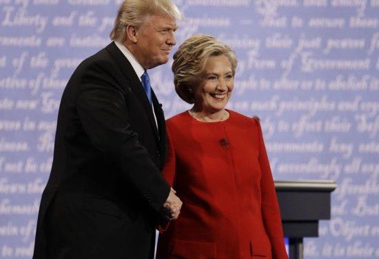 Хиллари Клинтон обошла Дональда Трампа в первом раунде теледебатов