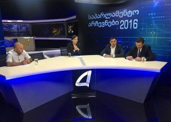 Грузинские кандидаты в депутаты дрались в эфире ток-шоу на ТВ