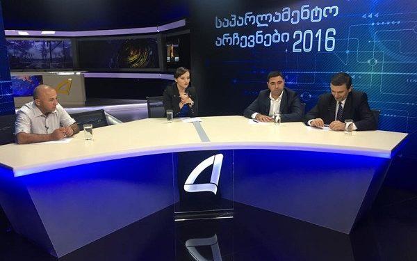 Грузинские кандидаты в депутаты дрались в эфире ток-шоу на ТВ