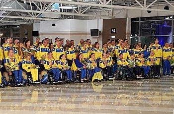 В Борисполе встретили украинских паралимпийцев из Рио-де-Жайнеро