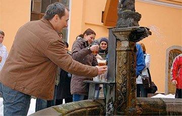 В Словении появился фонтан с пивом