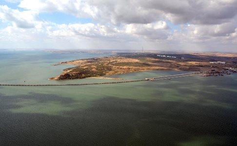 Опубликованы снимки Керченского моста с вертолета Путина