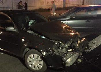 Масштабная авария в Киеве: пьяный водитель влетел в автомобили на светофоре