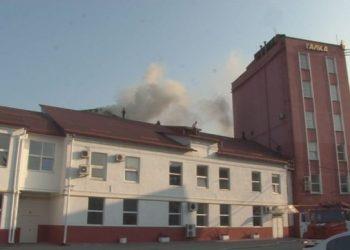 Во Львове горела фабрика кофе