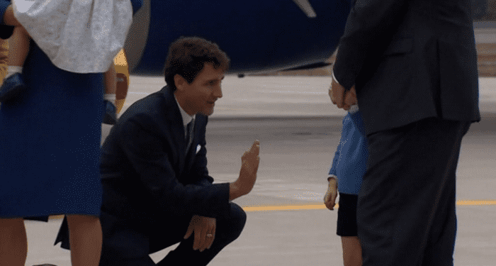 Принц Джордж отказался «поздороваться » с премьером Канады