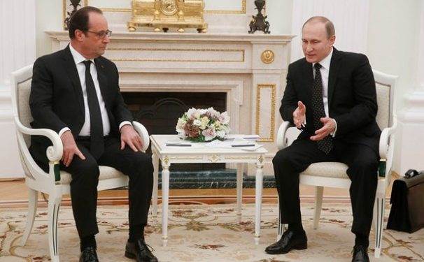 Пресс-секретарь Путина объяснил, почему тот не встретится с Олландом