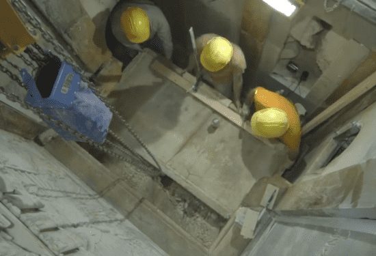 Опубликовано уникальное видео из Храма Гроба Господня в Иерусалиме