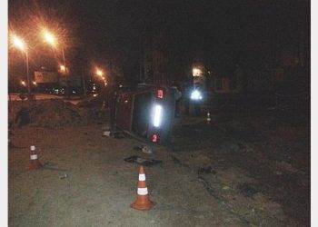 Пьяные подростки перевернулись на машине во Львове