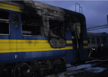 В тернопольском депо горел поезд, - видео