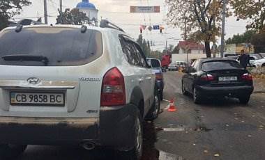 В Чернигове глава областного совета устроил тройное ДТП