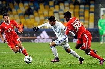 «Динамо» позорно проиграло «Бенфике»