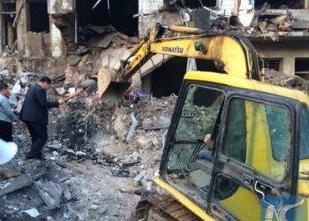 В Китае произошел мощный взрыв возле медучреждения