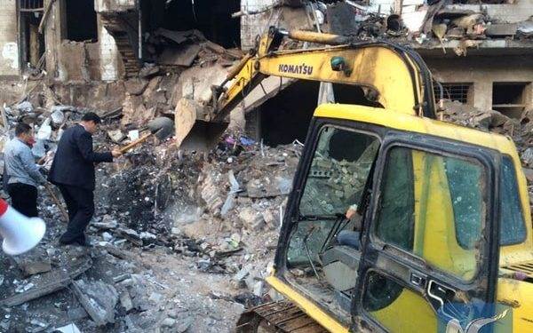 В Китае произошел мощный взрыв возле медучреждения