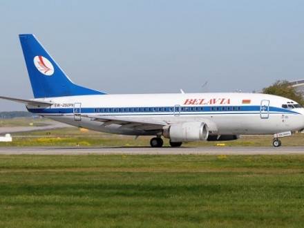 В украинском аеропорту задержали белорусский самолет