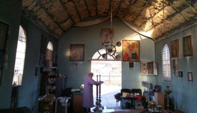 В Мариуполе подожгли храм УПЦ КП