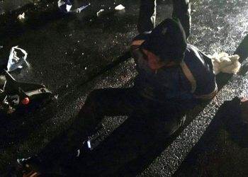 В Киеве пьяный байкер угрожал поджечь себя и поперативников