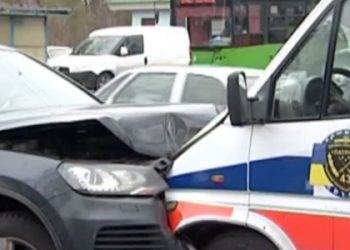 В Харькове в аварию попала "скорая" с ранеными солдатами